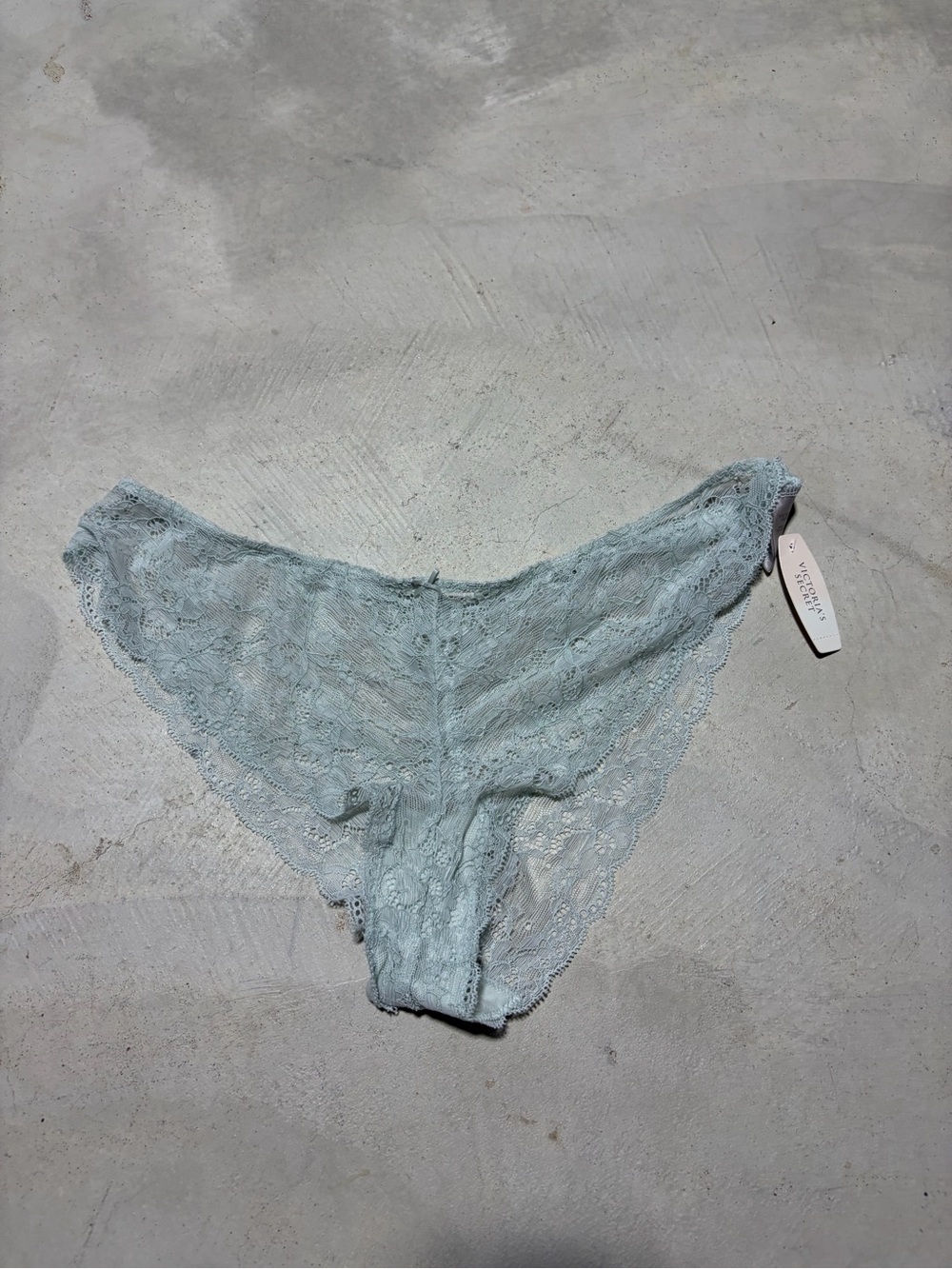 Victoria’s secret y2k NOS NWT Lace Bikini Panty mint large